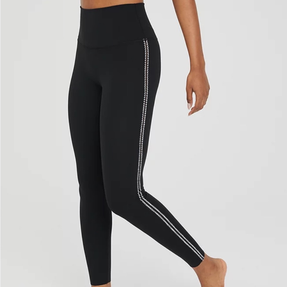 OFFLINE By Aerie Goals Crochet Inset Legging